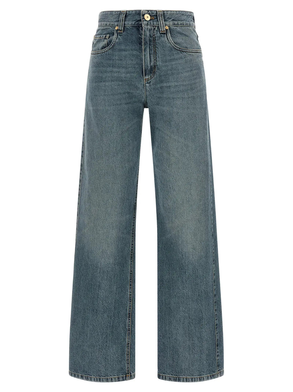 Brunello Cucinelli Brunello Cucinelli Blue Cotton Jeans Denim