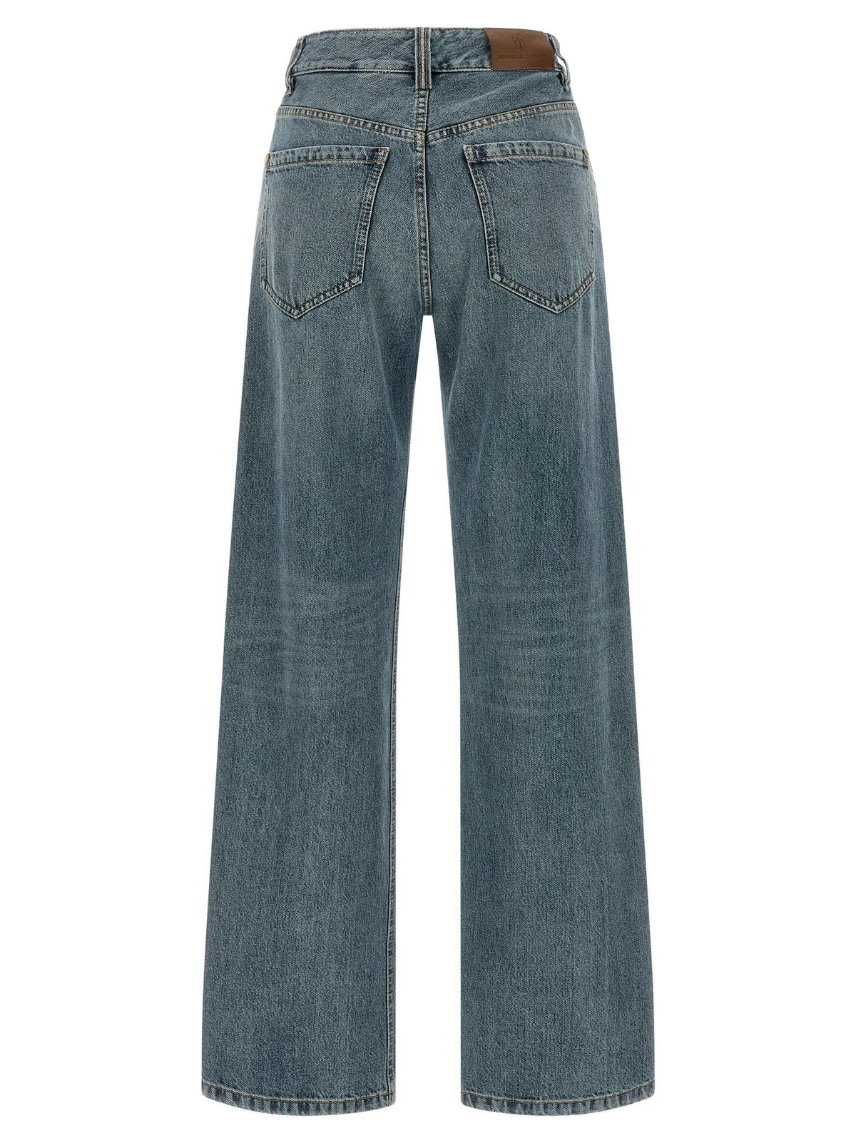Brunello Cucinelli Brunello Cucinelli Blue Cotton Jeans Denim