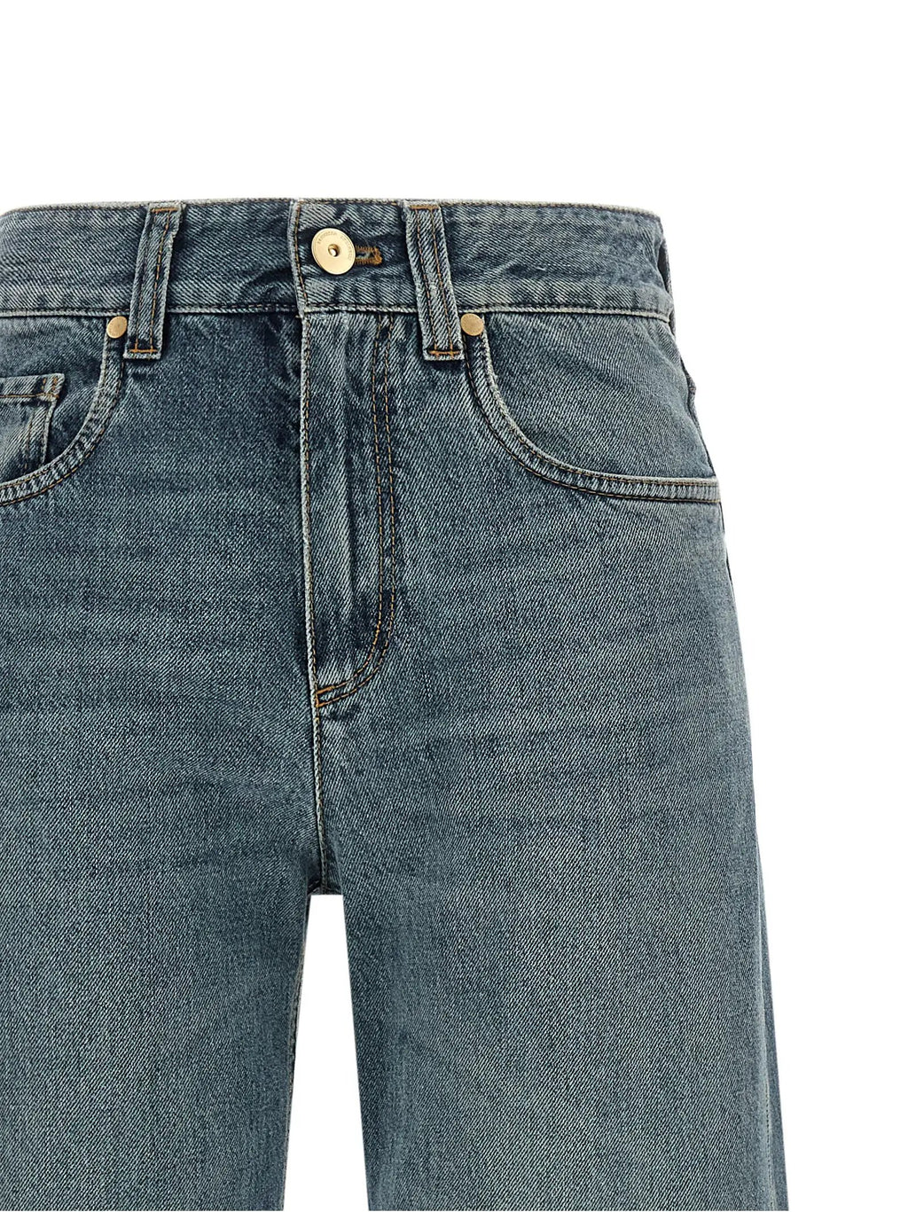Brunello Cucinelli Brunello Cucinelli Blue Cotton Jeans Denim