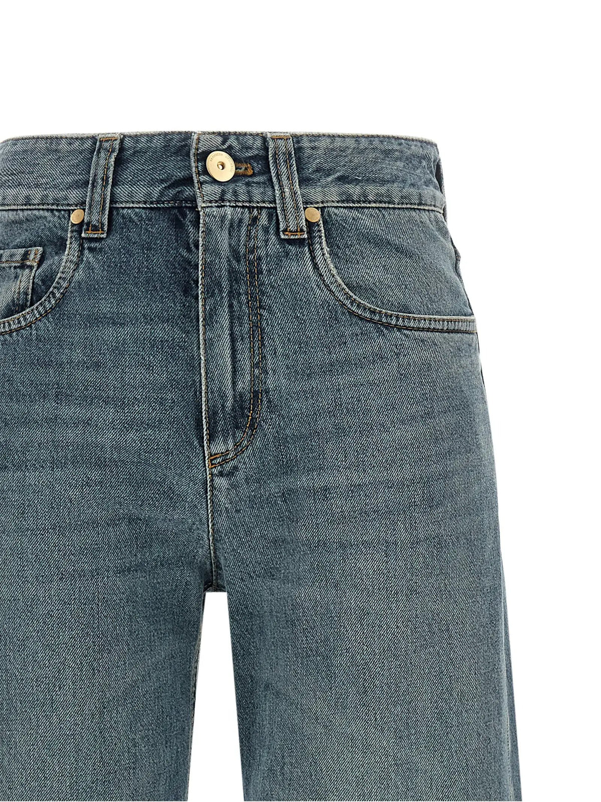 Brunello Cucinelli Brunello Cucinelli Blue Cotton Jeans Denim