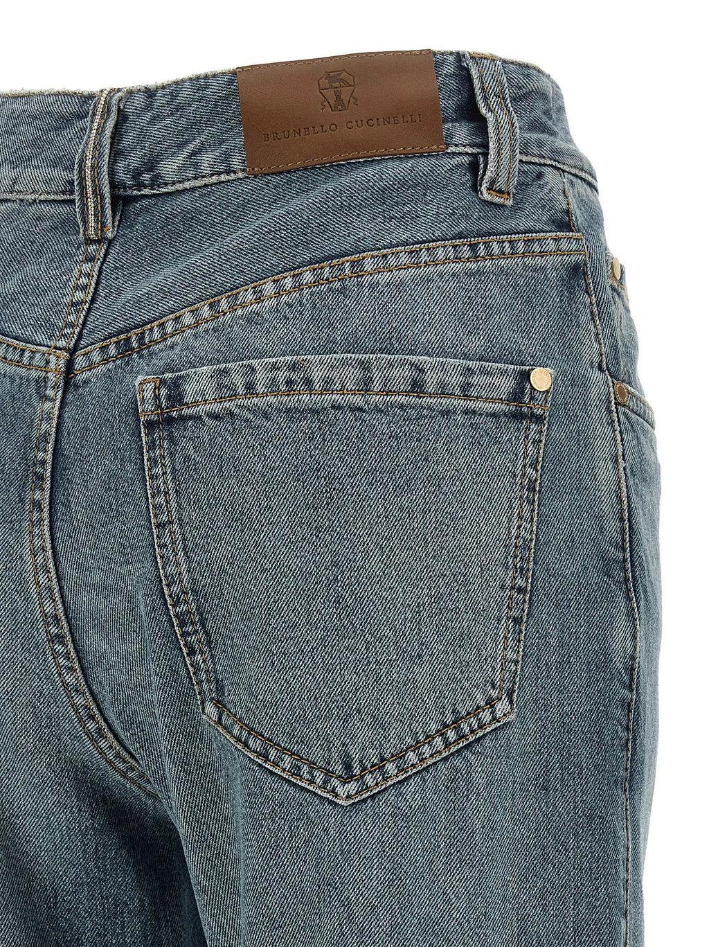 Brunello Cucinelli Brunello Cucinelli Blue Cotton Jeans Denim