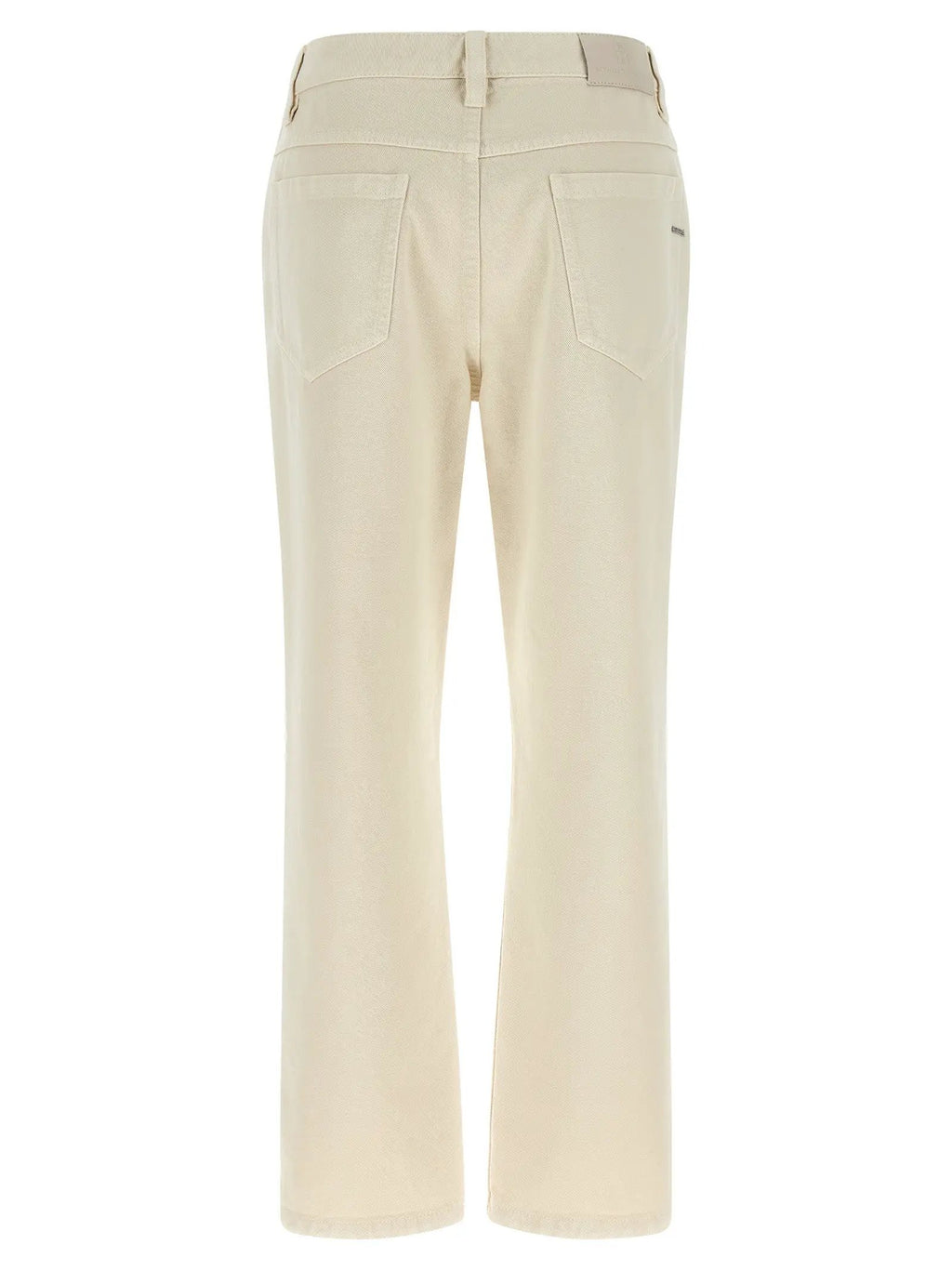 Brunello Cucinelli Brunello Cucinelli Beige Cotton Straight-Leg Jeans
