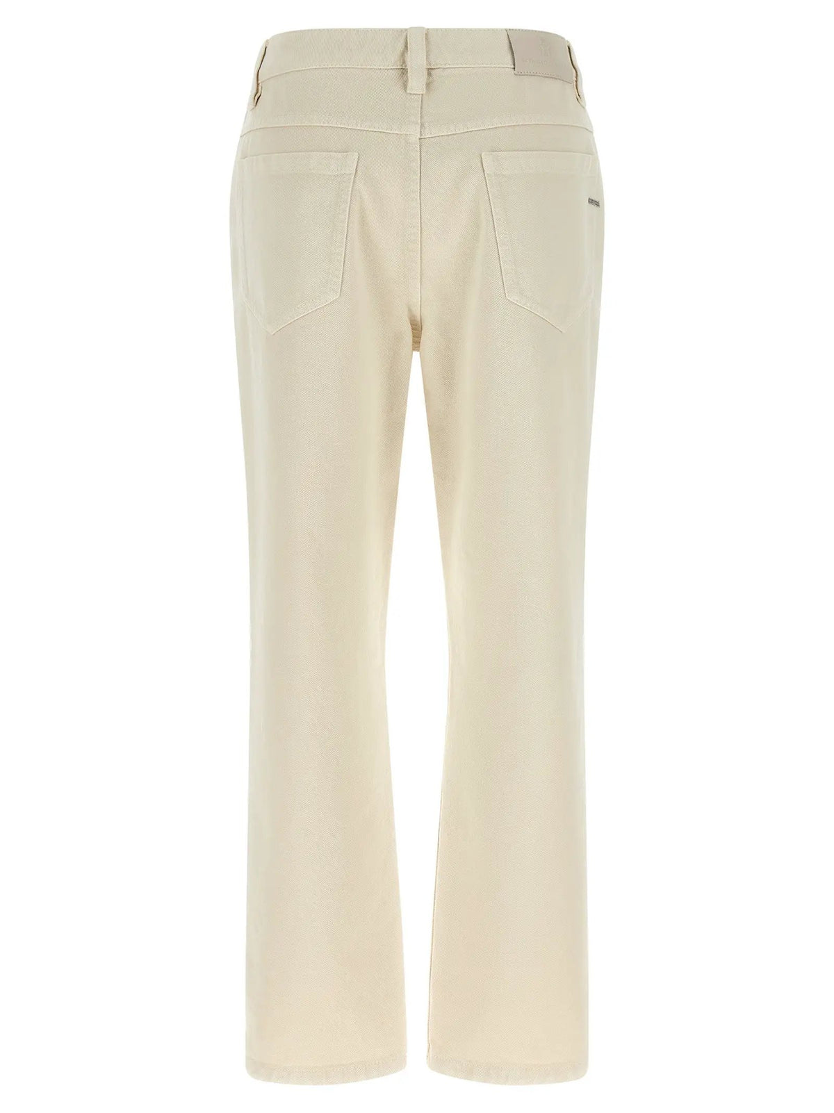 Brunello Cucinelli Brunello Cucinelli Beige Cotton Straight-Leg Jeans