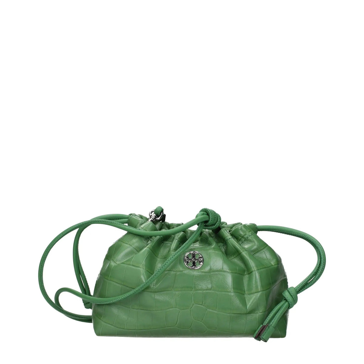 Tory Burch Tory Burch Green Leather Shoulder Bag
