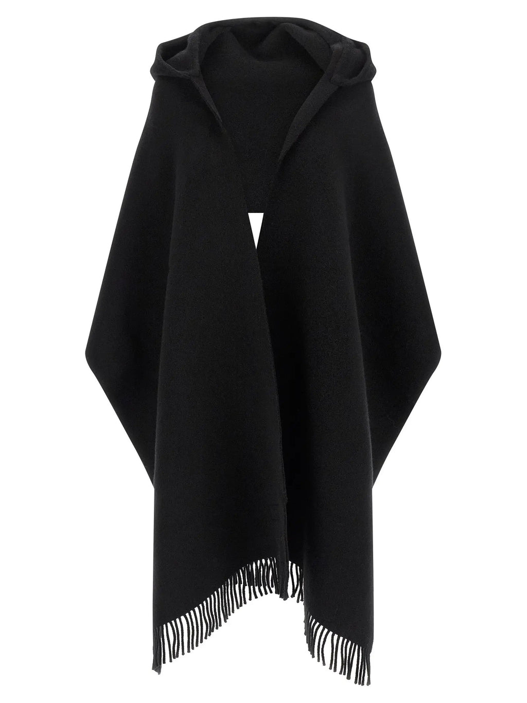 Brunello Cucinelli Black Wool Scarf