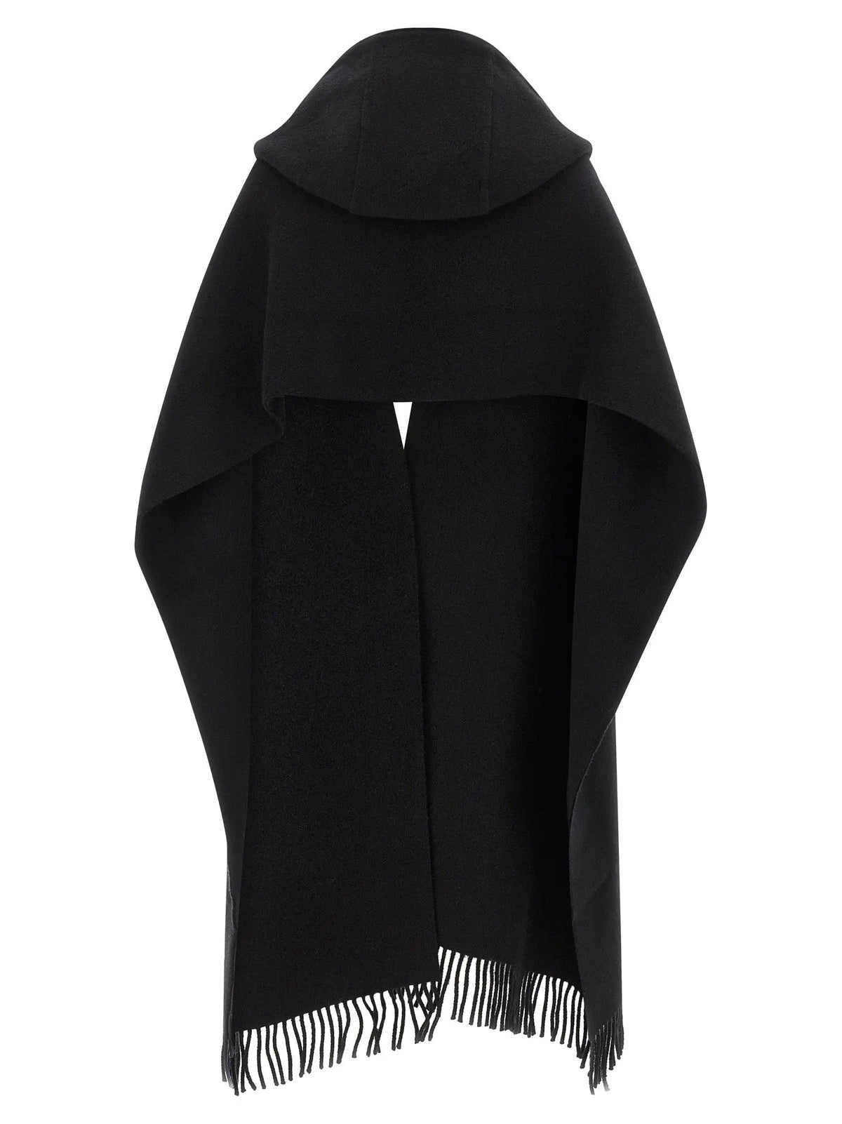 Brunello Cucinelli Black Wool Scarf