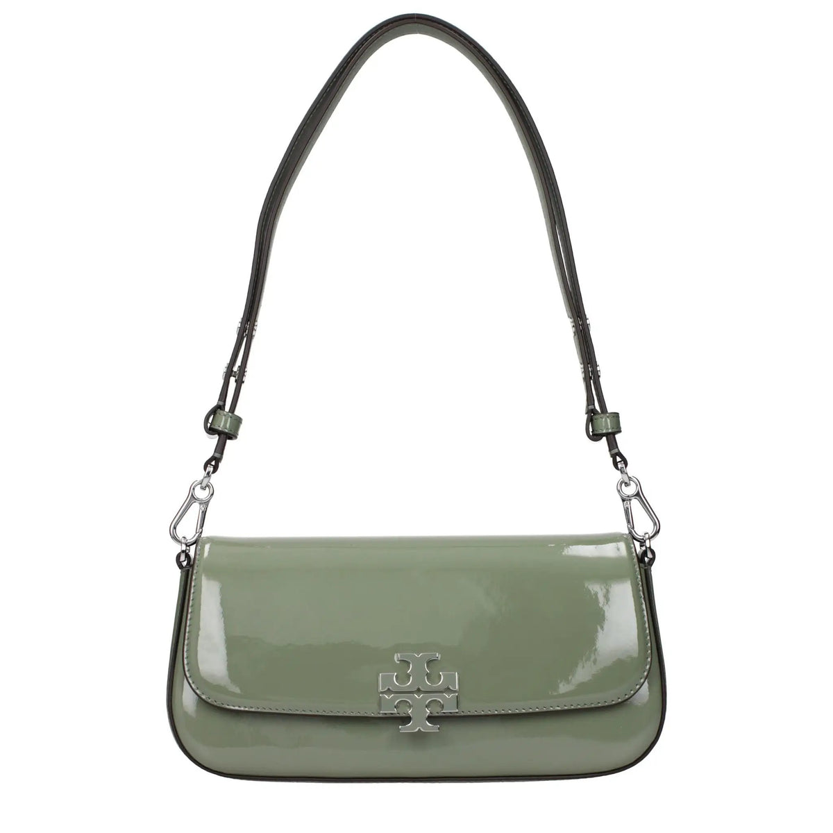 Tory Burch Green Leather Shoulder Bag