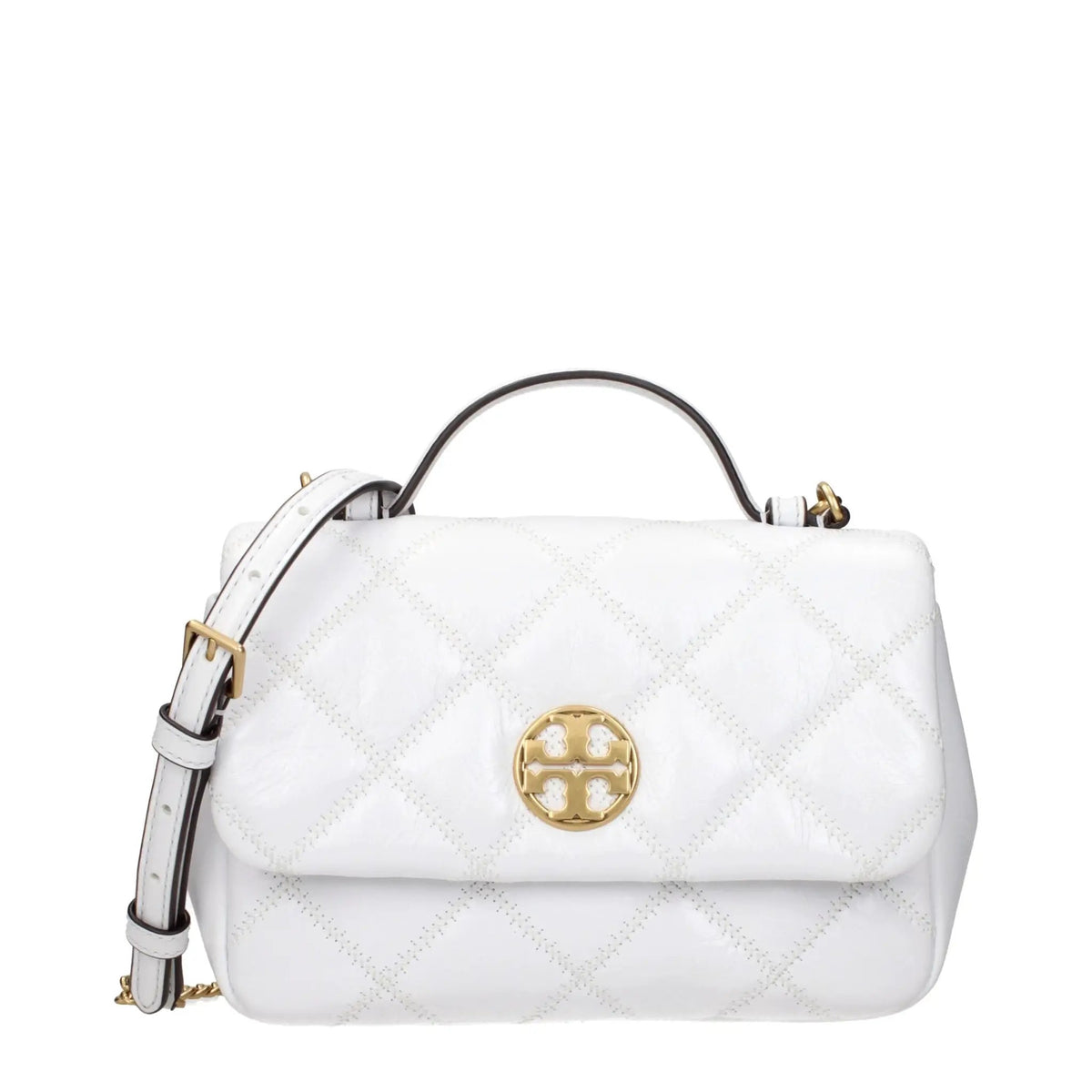 Tory Burch White Leather Handbag