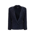 Giorgio Armani Blue Polyamide Blazer