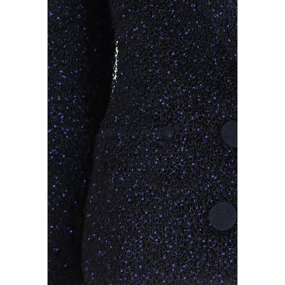 Giorgio Armani Blue Polyamide Blazer