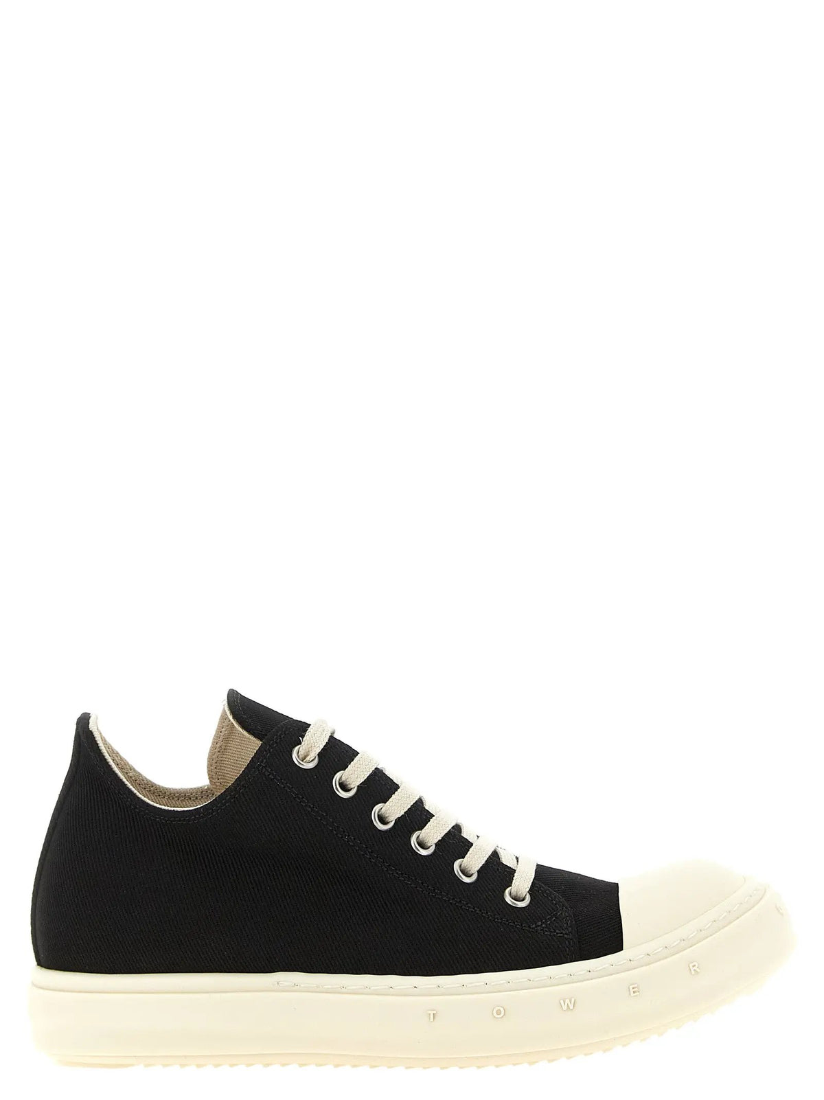 DRKSHDW DRKSHDW Black Cotton Low Top Sneakers