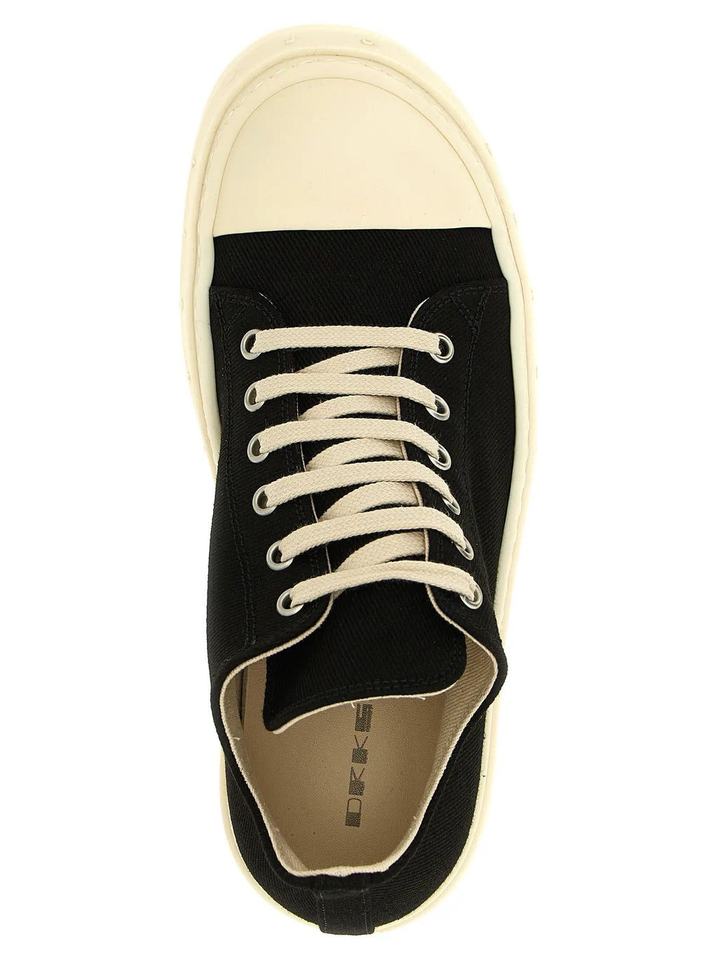 DRKSHDW DRKSHDW Black Cotton Low Top Sneakers