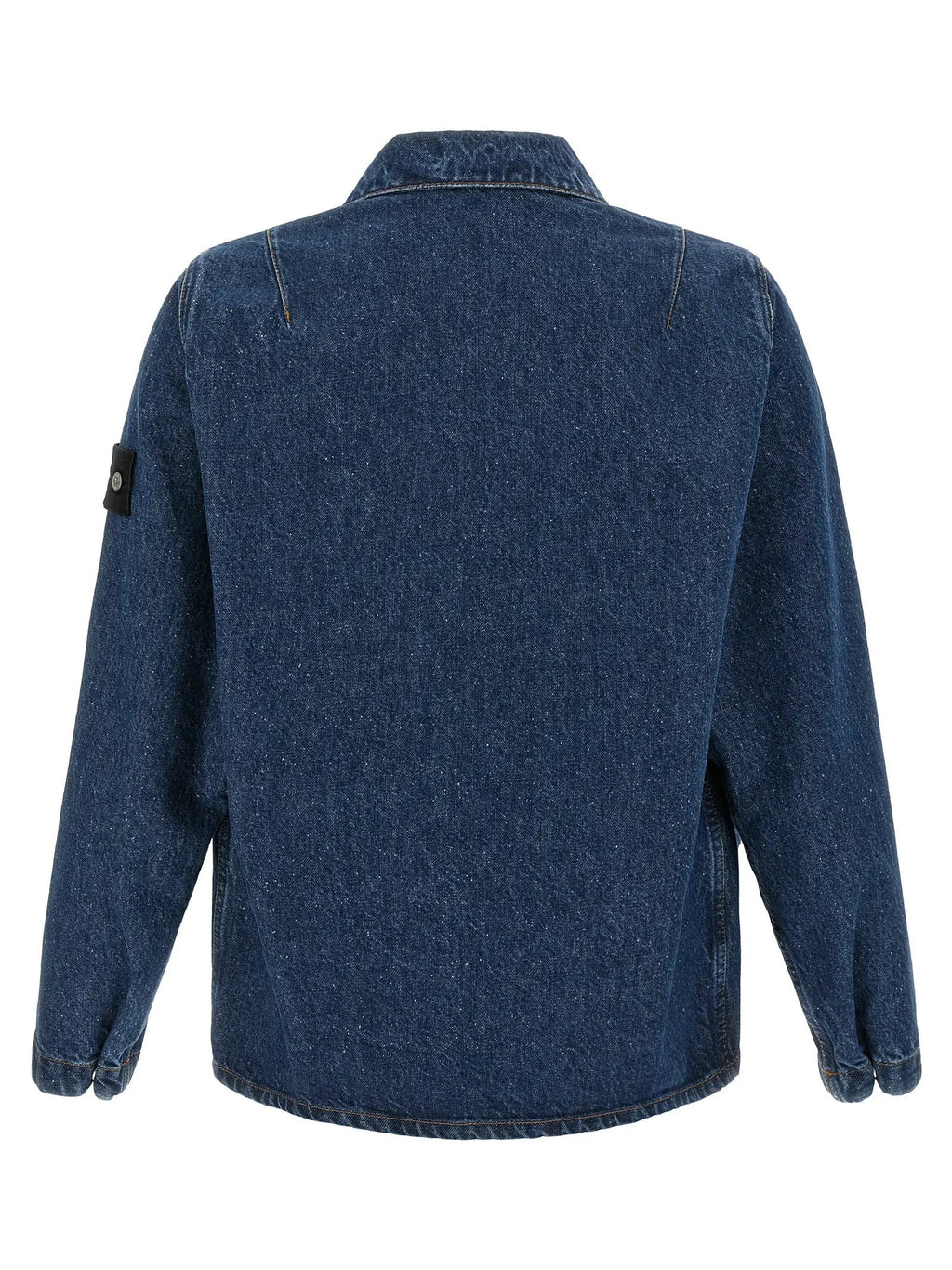 Stone Island Blue Cotton Blouse