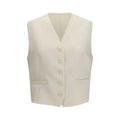 Fendi Fendi Beige Wool Oves Aries Waistcoat