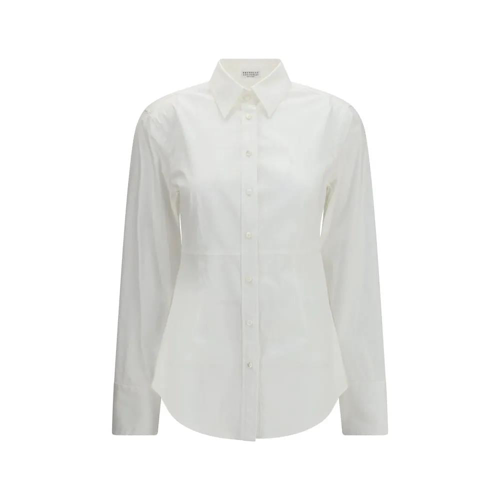 Brunello Cucinelli Brunello Cucinelli White Cotton Shirt