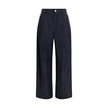 Brunello Cucinelli Brunello Cucinelli Blue Cotton Casual Pants