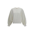 Brunello Cucinelli Brunello Cucinelli White Cotton Sweatshirt
