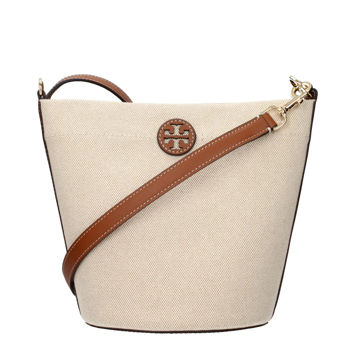 Tory Burch Tory Burch Beige Fabric Crossbody Bag