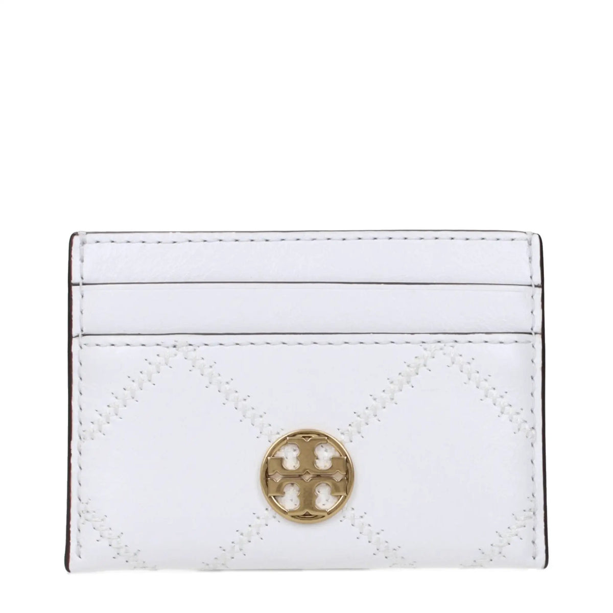 Tory Burch Tory Burch White Leather Cardholder
