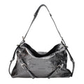 Givenchy Gray Leather Shoulder Bag