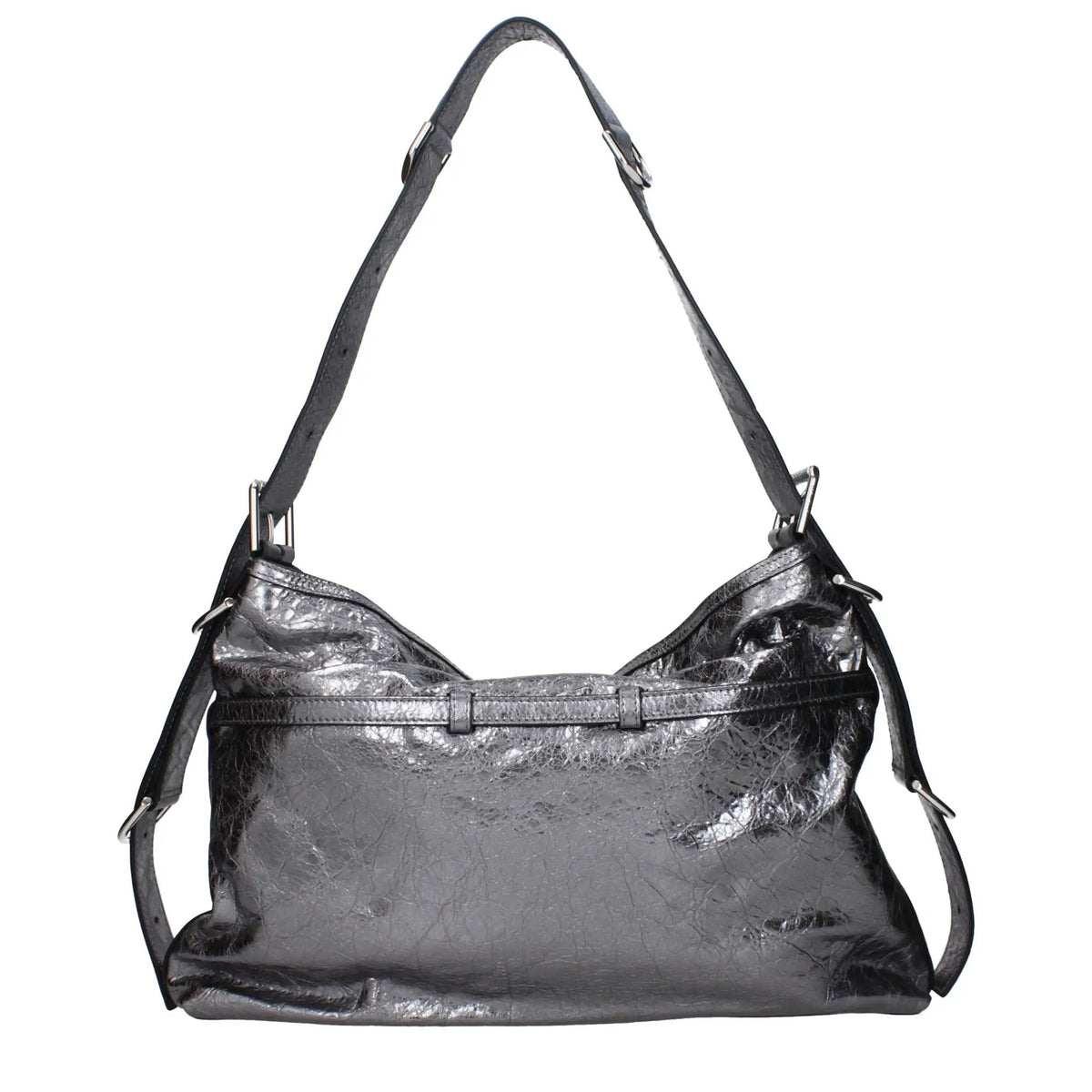 Givenchy Gray Leather Shoulder Bag