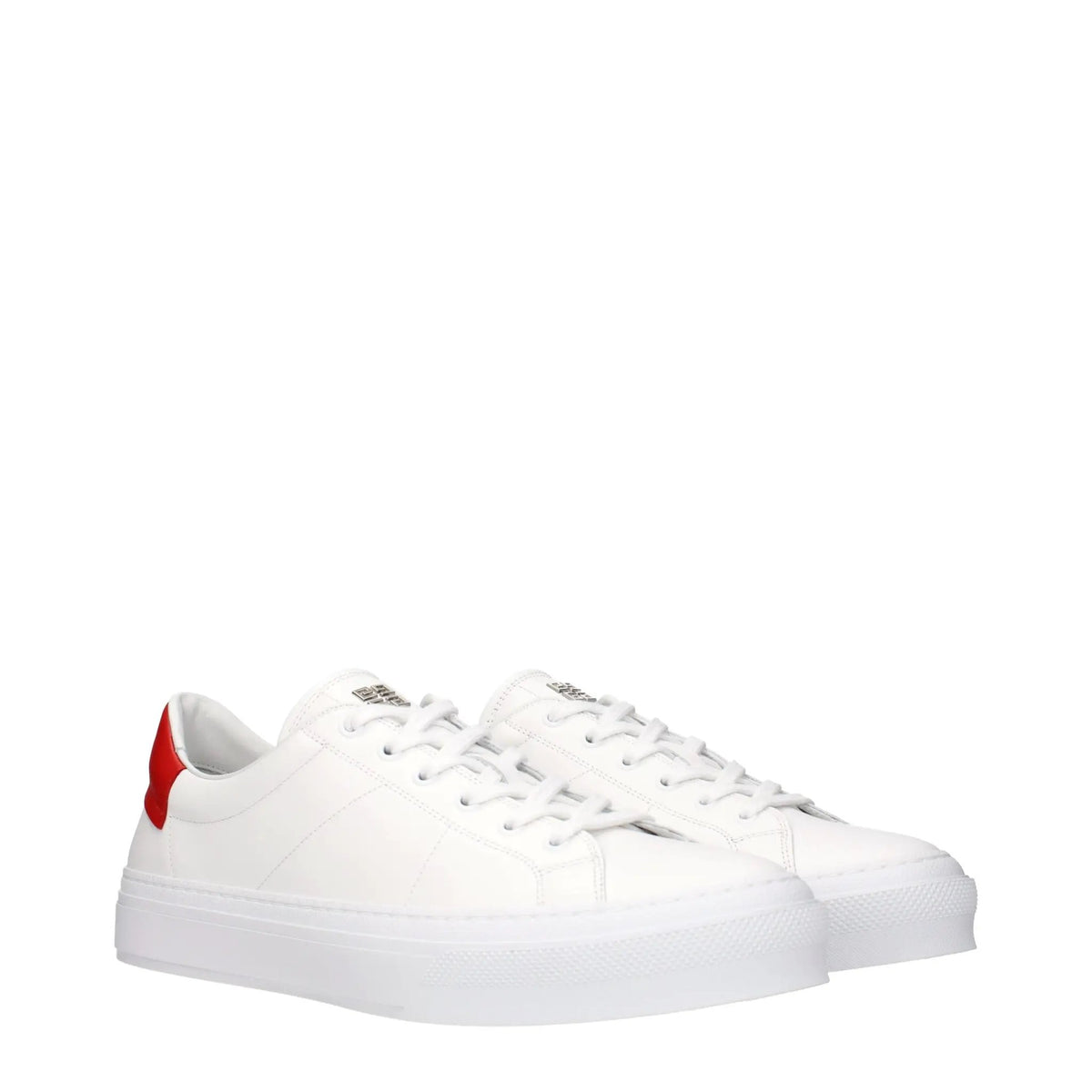 Givenchy White Leather Low Top Sneakers