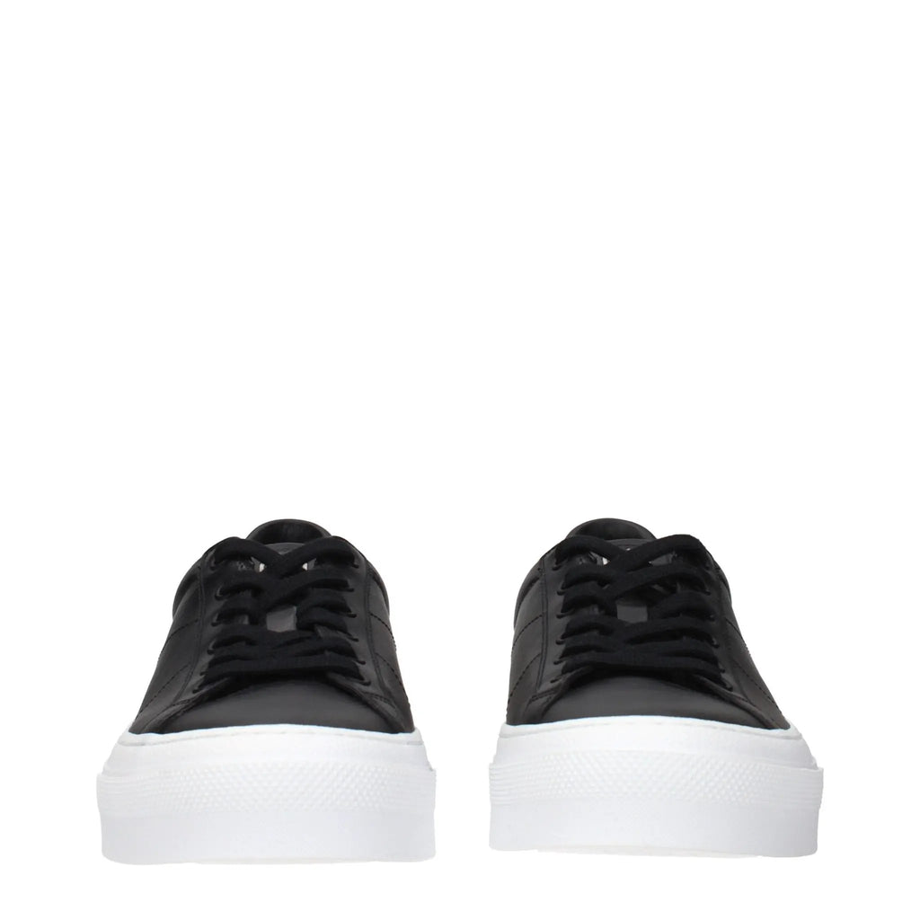 Givenchy Givenchy Black Leather Low Top Sneakers