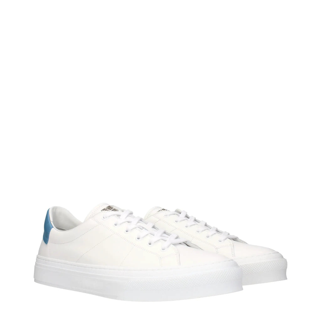 Givenchy White Leather Low Top Sneakers