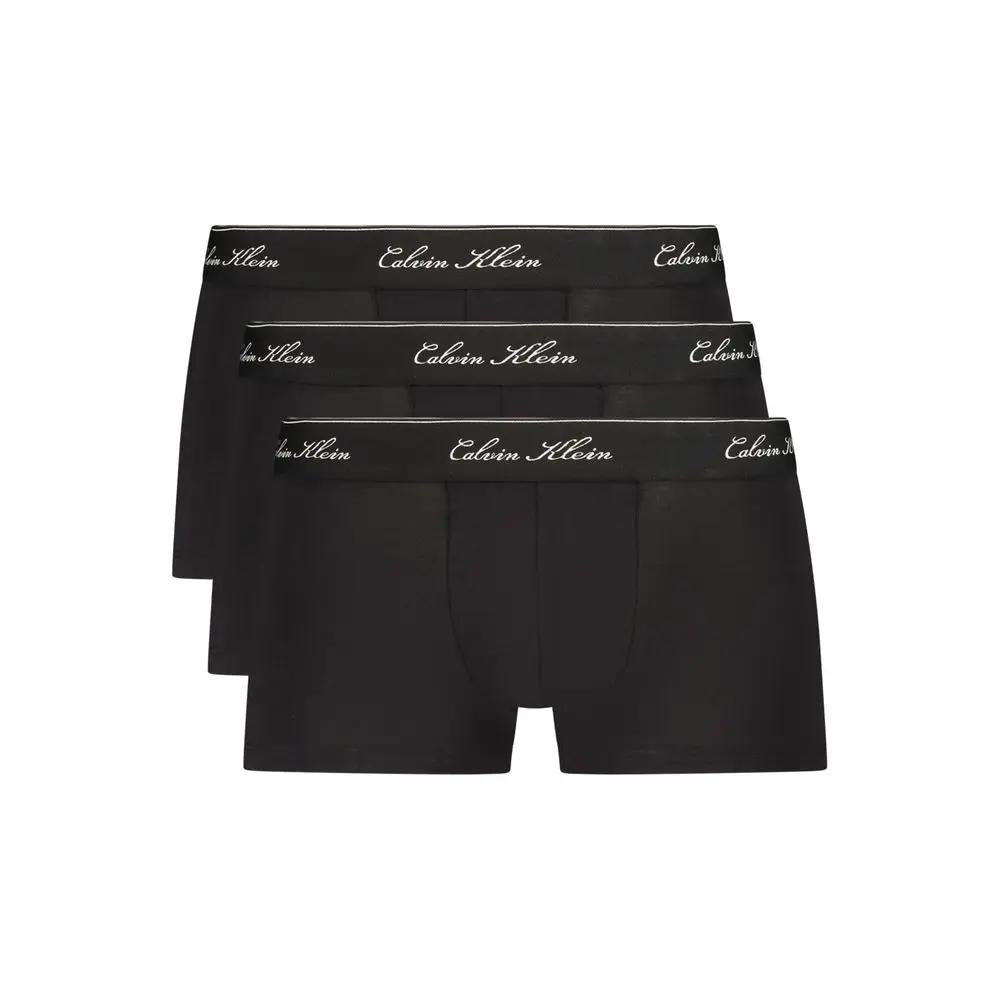 Calvin Klein Black Cotton Men's Boxer