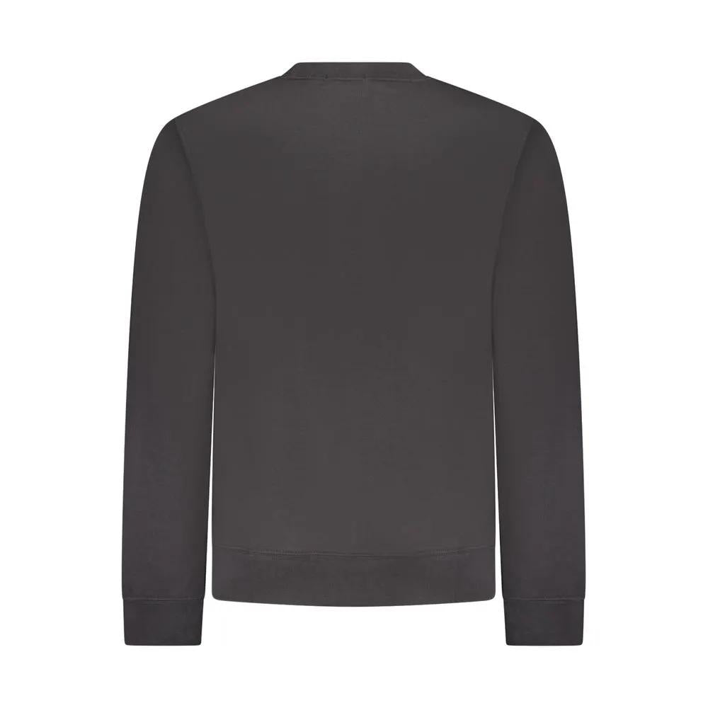Calvin Klein Black Cotton Menswear Sweatshirt