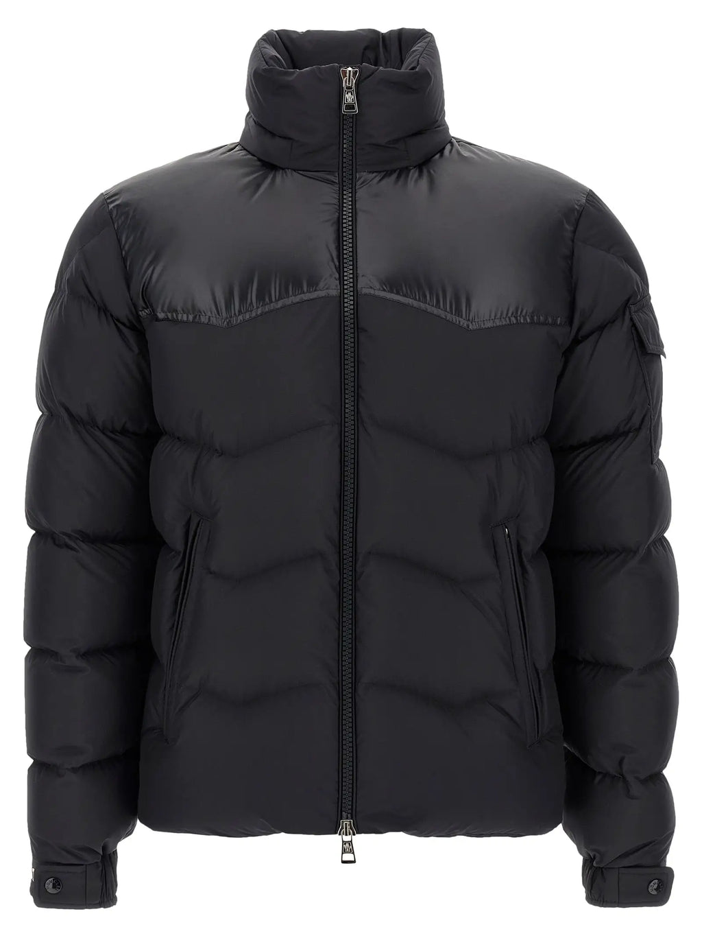 Moncler Moncler Black Polyester Full-Length Jacket