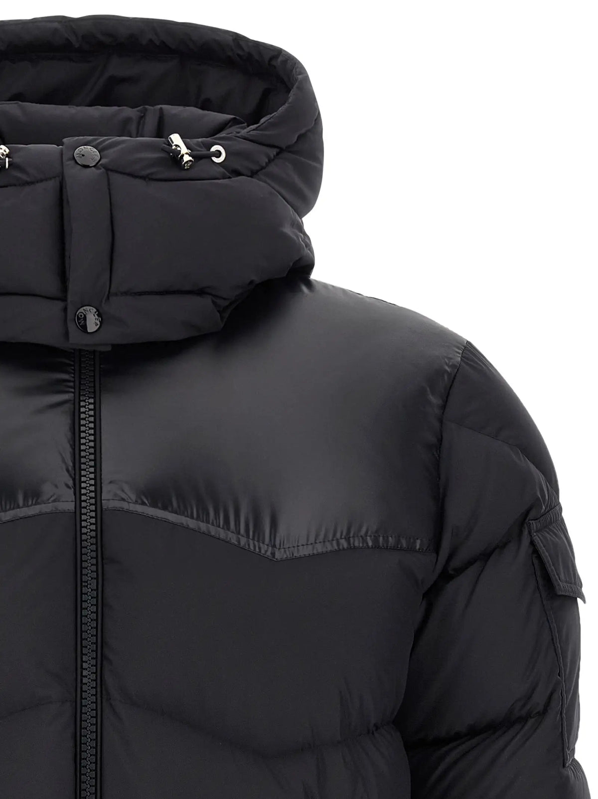 Moncler Moncler Black Polyester Full-Length Jacket