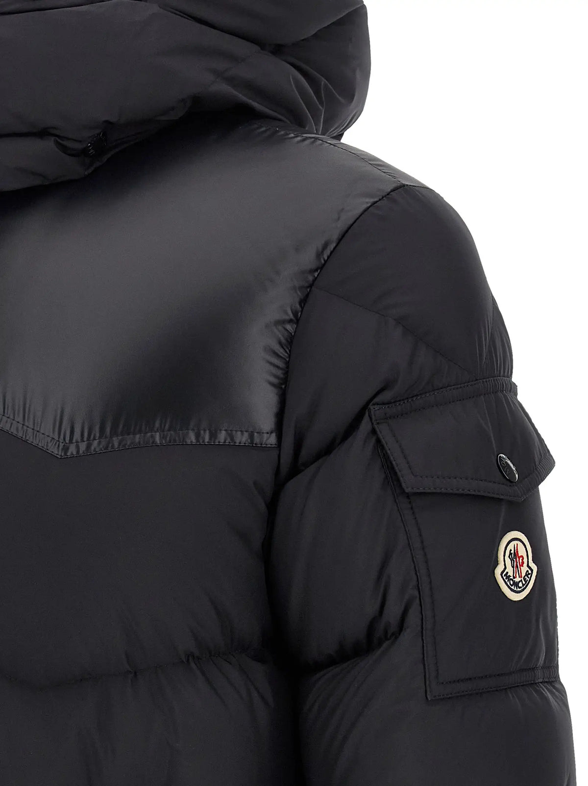 Moncler Moncler Black Polyester Full-Length Jacket