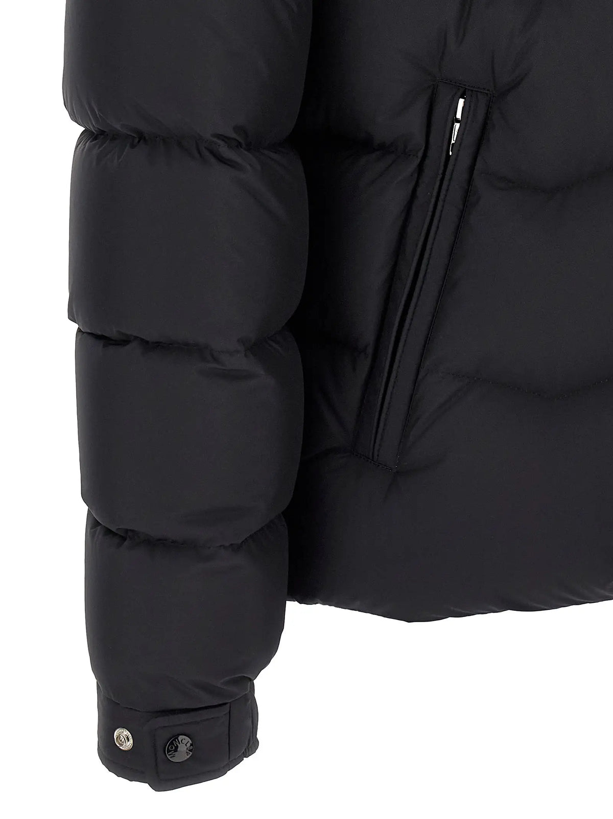 Moncler Moncler Black Polyester Full-Length Jacket