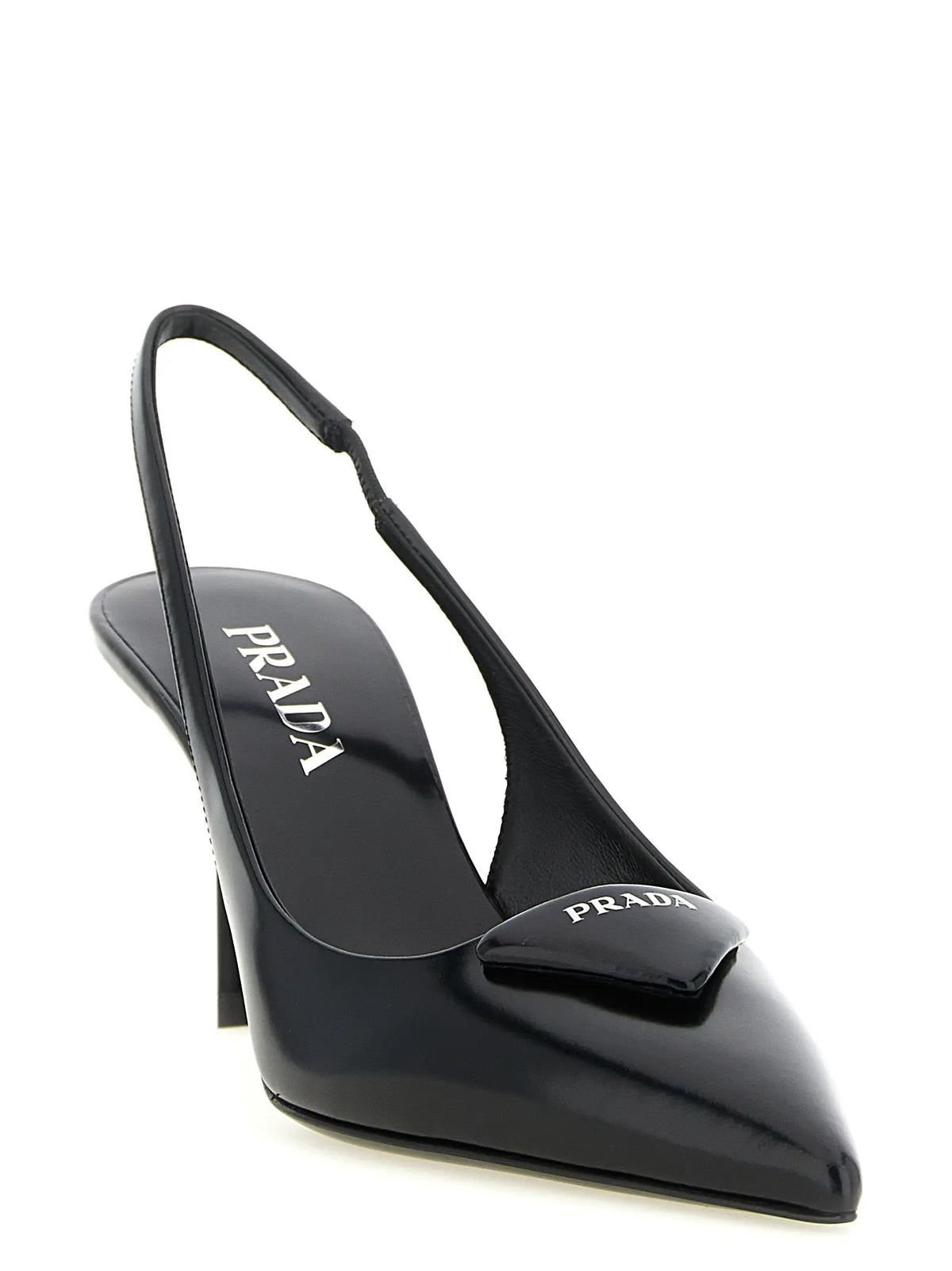 Prada Prada Black Calfskin High Heel Pumps