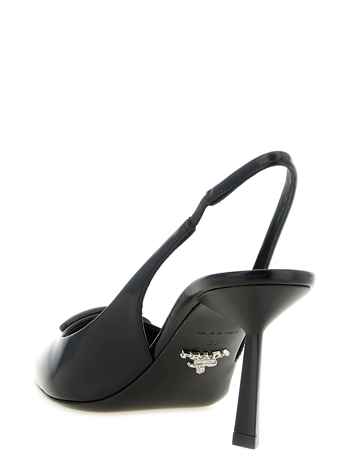 Prada Prada Black Calfskin High Heel Pumps
