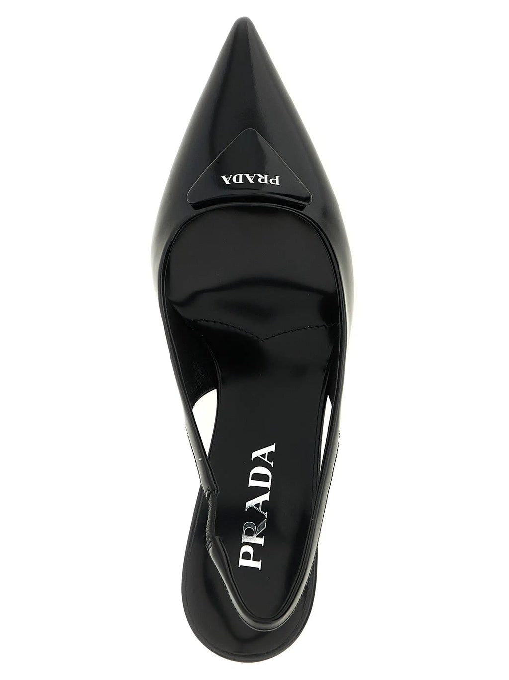Prada Prada Black Calfskin High Heel Pumps
