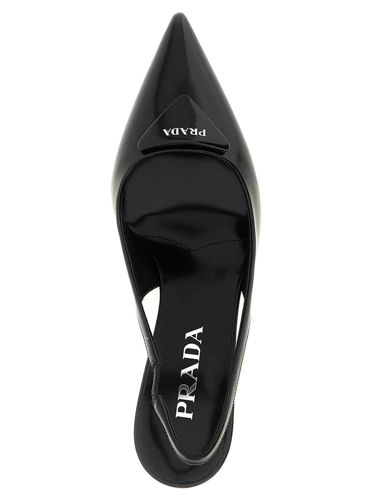 Prada Prada Black Calfskin High Heel Pumps