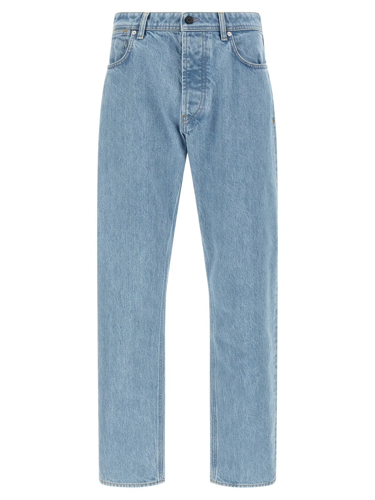 Stone Island Stone Island Blue Cotton Straight-Leg Jeans