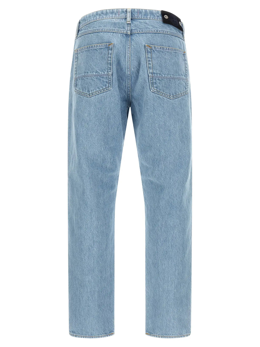 Stone Island Stone Island Blue Cotton Straight-Leg Jeans