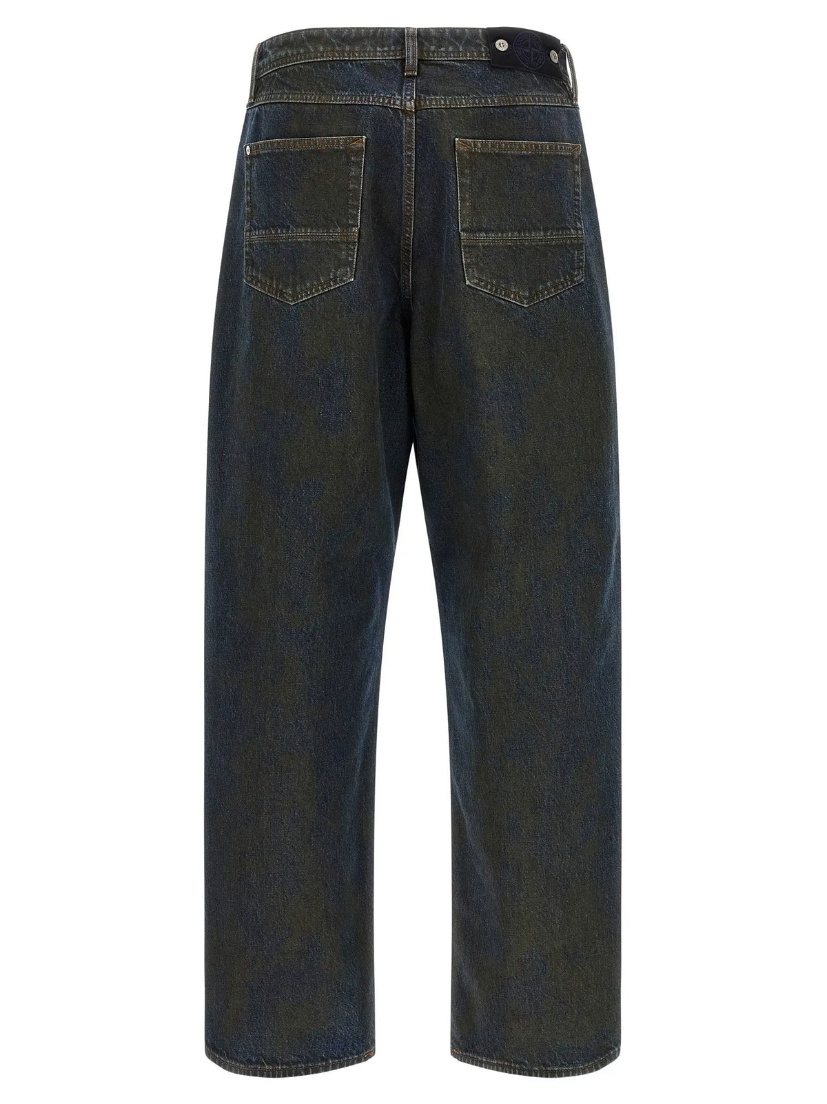 Stone Island Stone Island Blue Cotton Jeans Denim