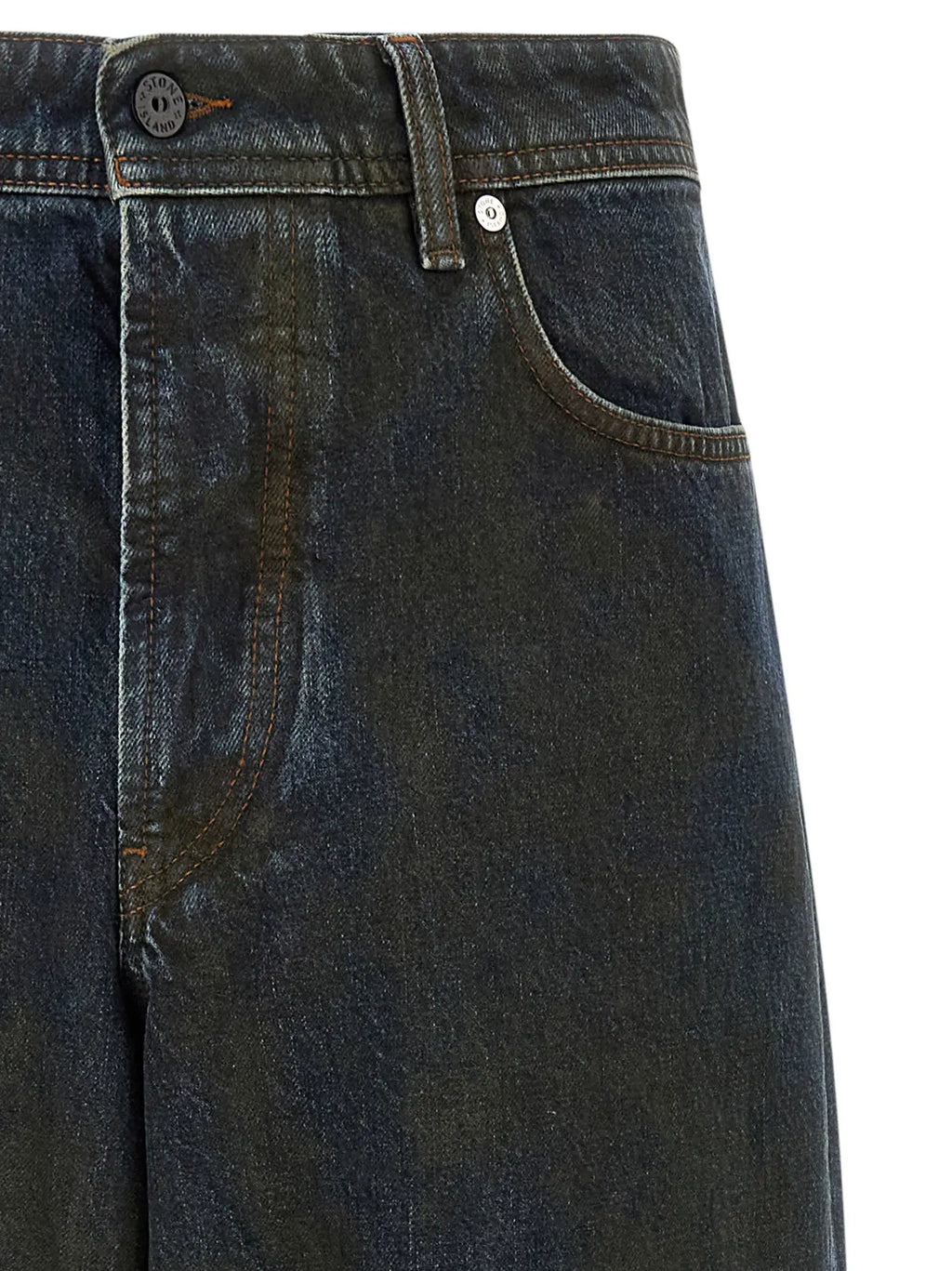 Stone Island Stone Island Blue Cotton Jeans Denim