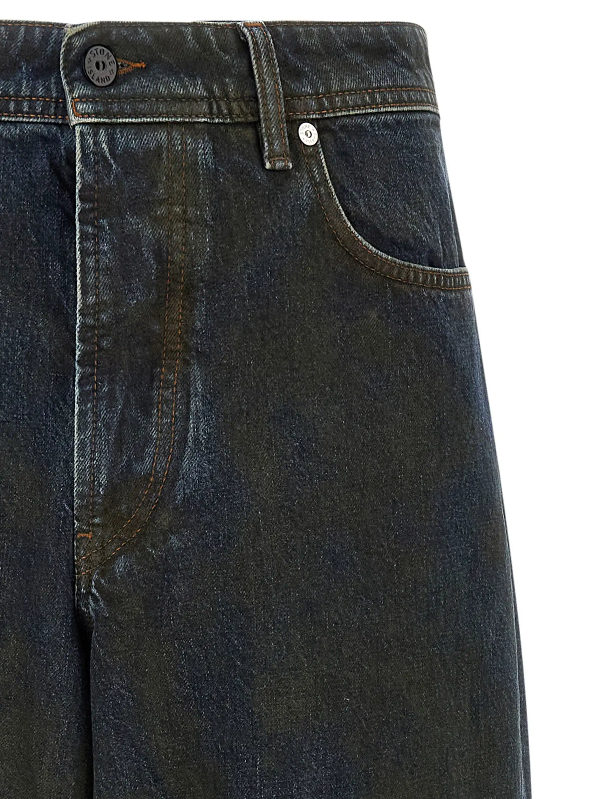 Stone Island Stone Island Blue Cotton Jeans Denim
