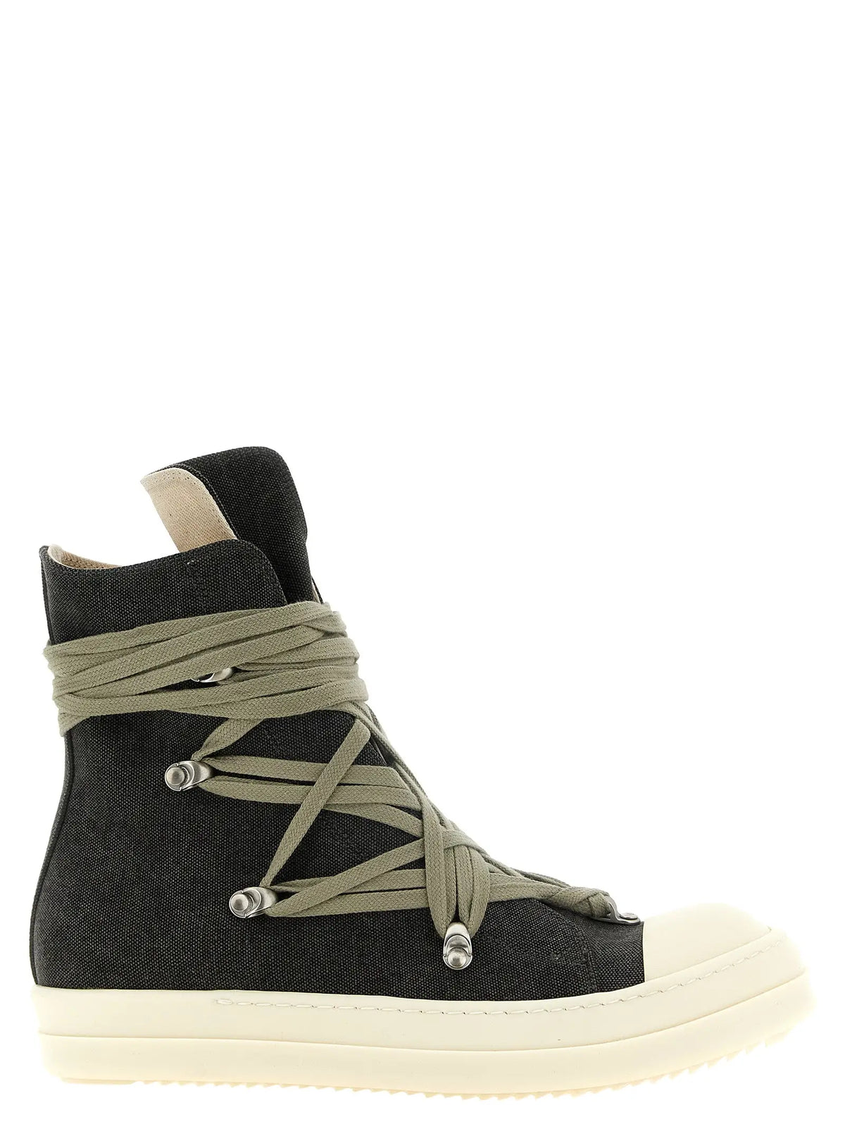 DRKSHDW DRKSHDW Black Cotton High Top Sneakers