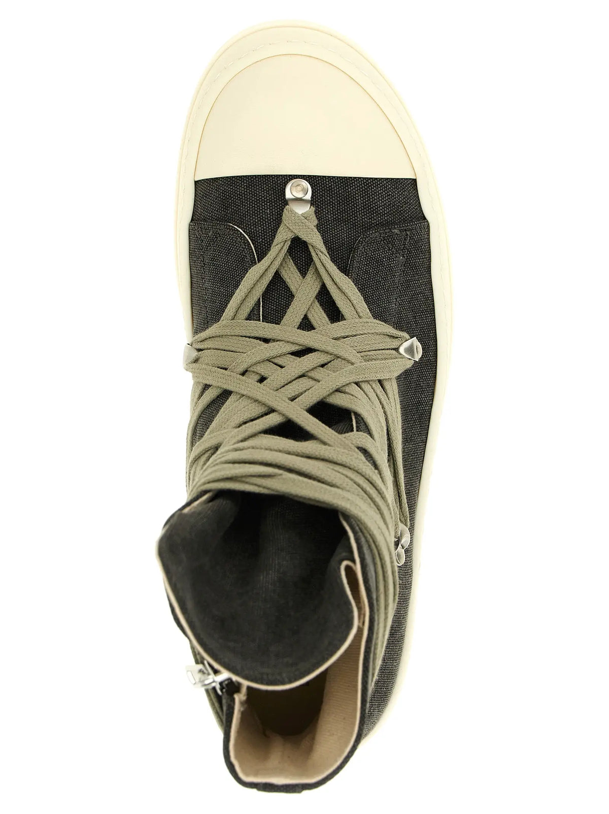 DRKSHDW DRKSHDW Black Cotton High Top Sneakers