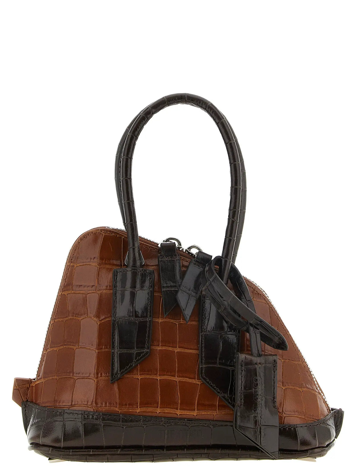 The Attico The Attico Brown Calfskin Handbag