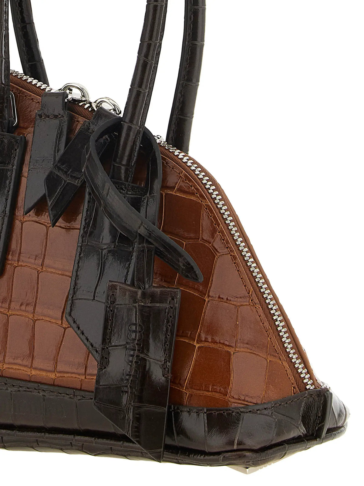 The Attico The Attico Brown Calfskin Handbag