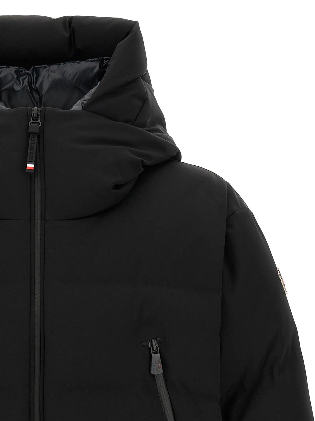 Moncler Grenoble Black Polyamide Full-Length Jacket
