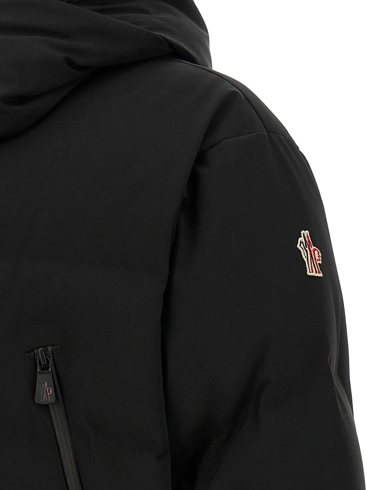 Moncler Grenoble Black Polyamide Full-Length Jacket