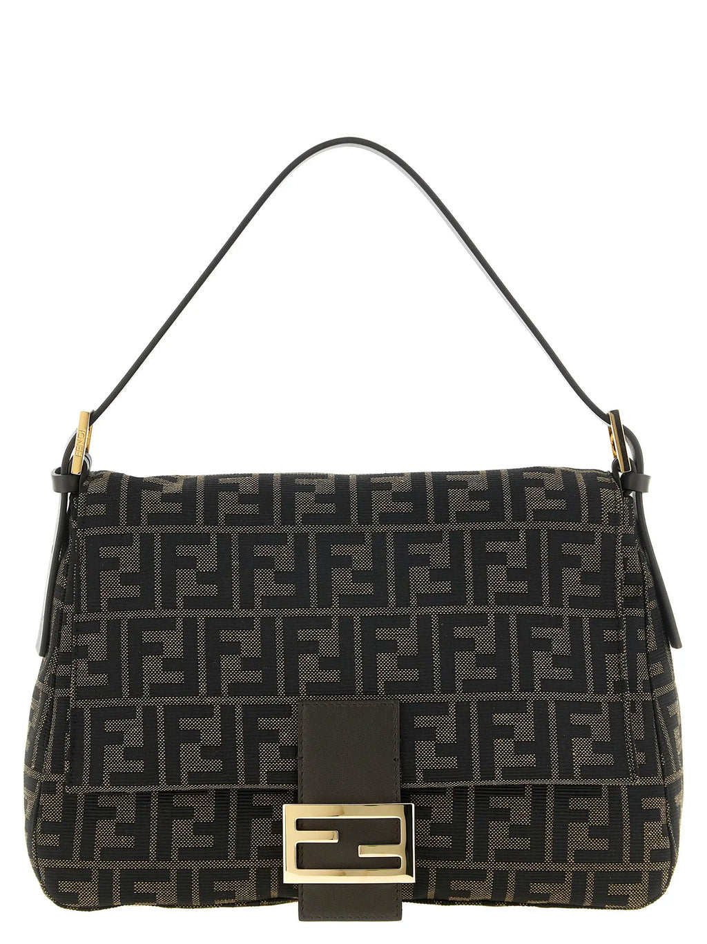 Fendi Fendi Brown Polyester Shoulder Bag